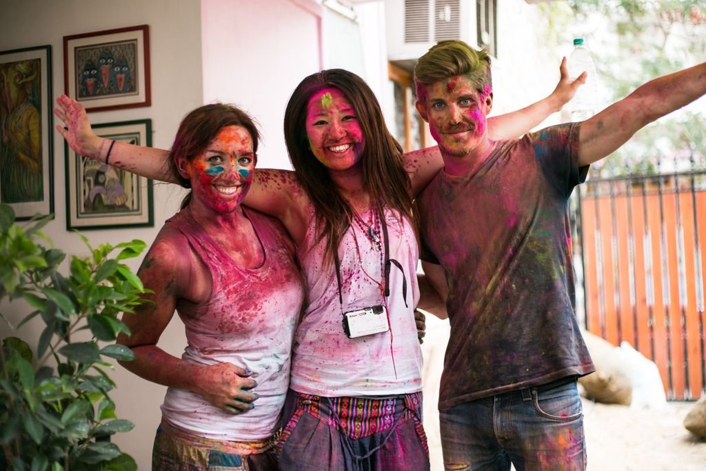 holi in jaipur india