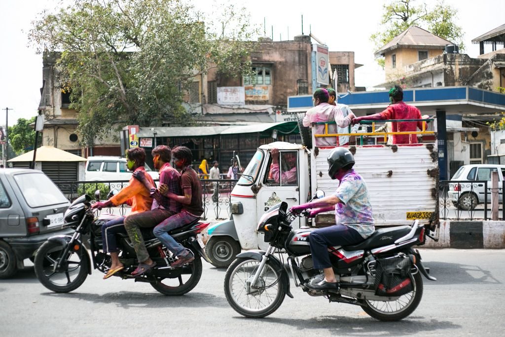 holi in jaipur india