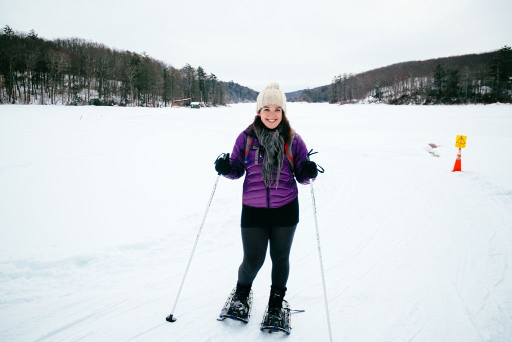 Snowshoeing at Fahnestock