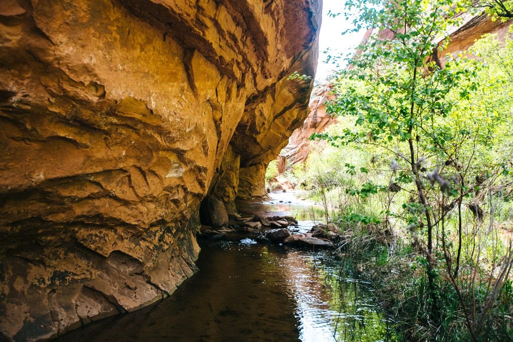 canyoneering in Moab, Utah