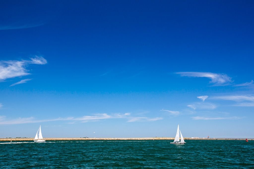 Sailing in Boston Harbor