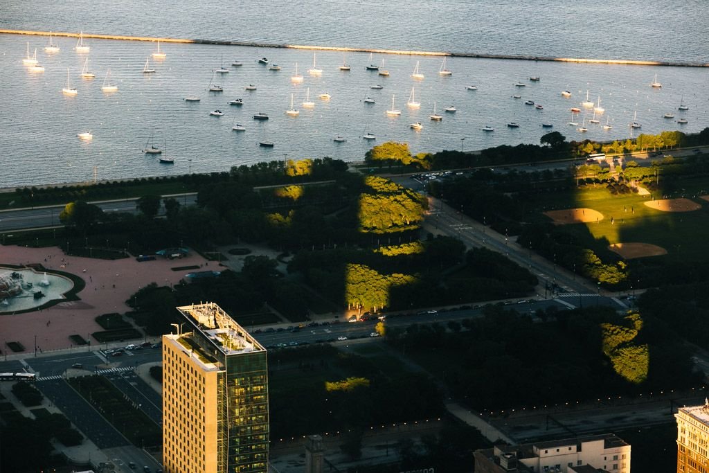 Lake Michigan in Chicago