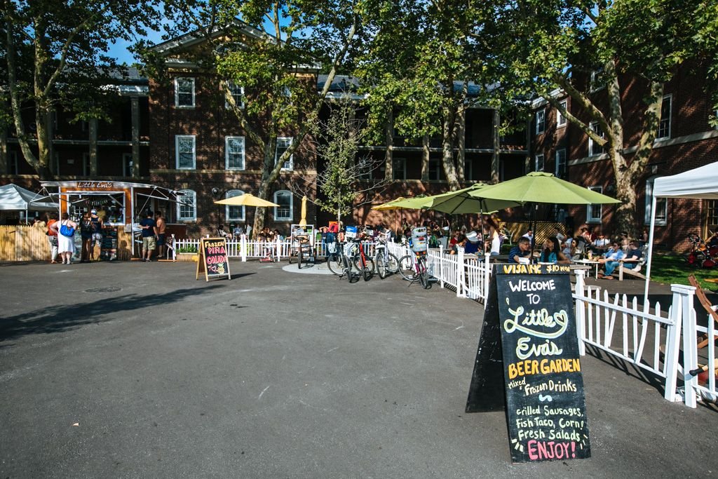 Food trucks on Governors Island