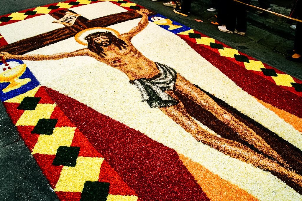 Infiorata in Spello, Italy