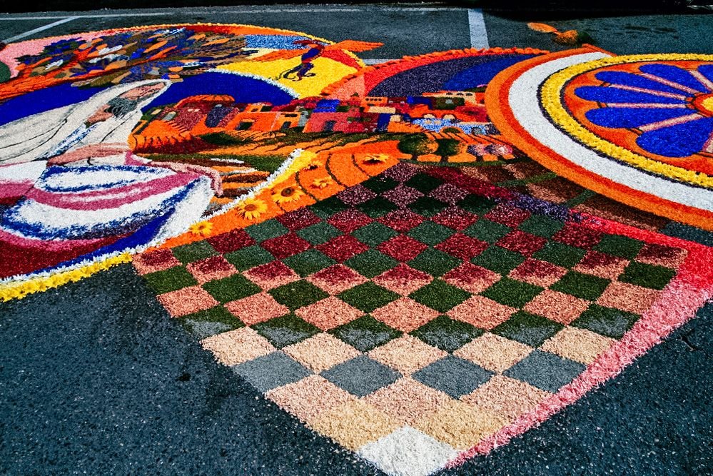 Infiorata in Spello, Italy