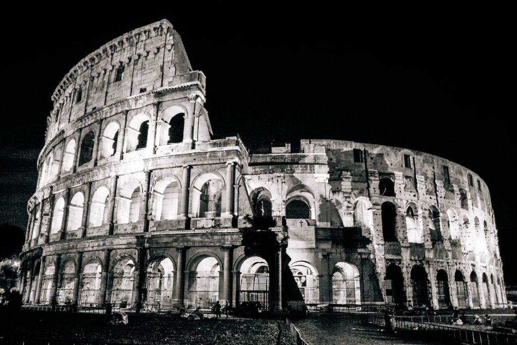 The Colosseum in Rome, Italy