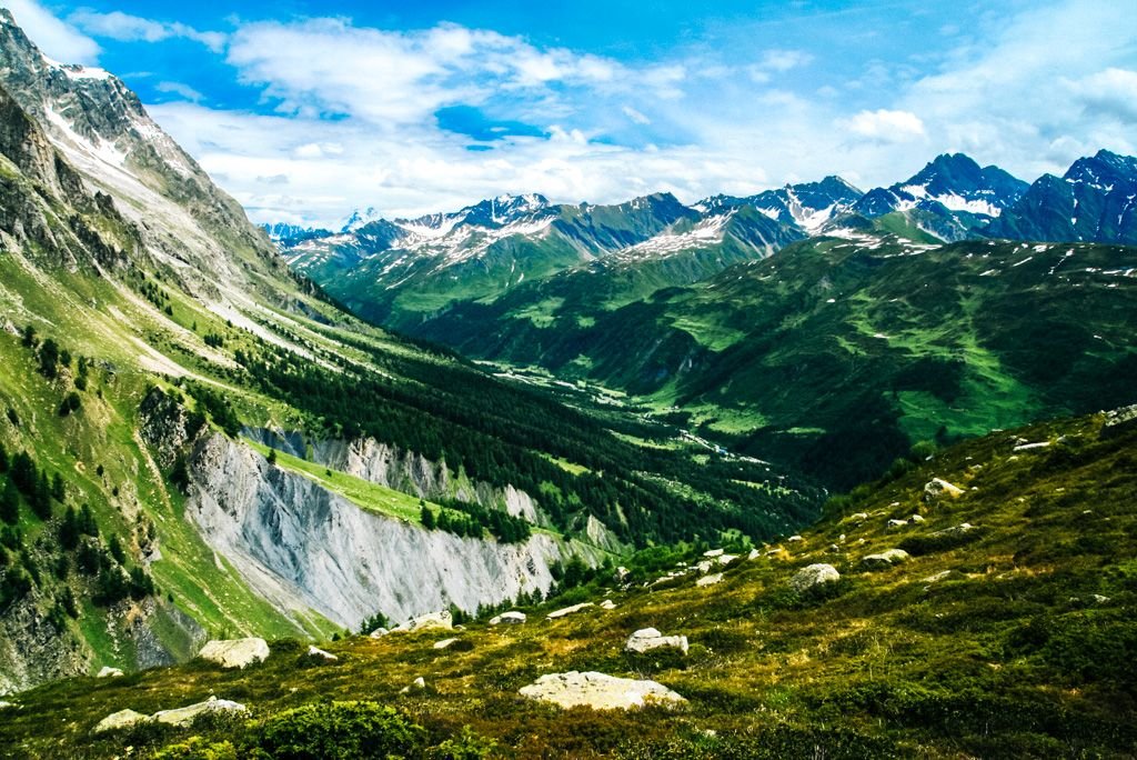 Cable car to Mont Blanc, Italy