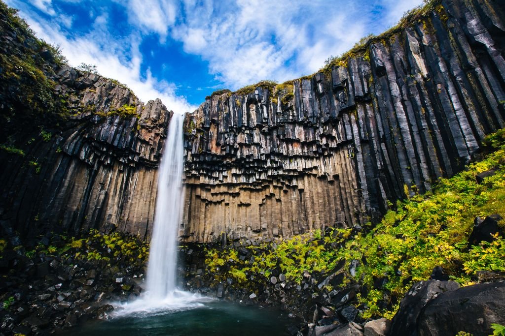 Iceland waterfall