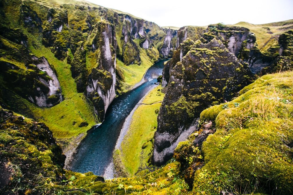 Fjadrargljufur Canyon in Iceland