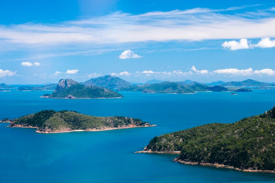 Scenic flight over the Great Barrier Reef