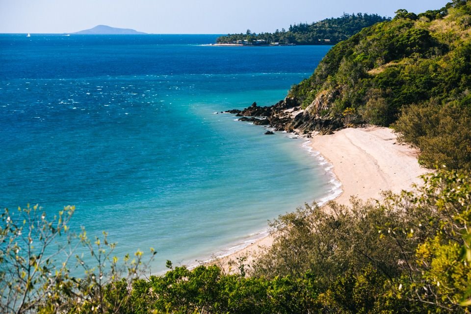 Camping on South Molle Island in the Whitsundays