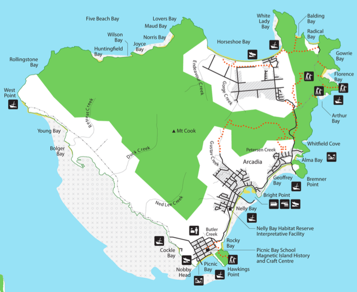 Magnetic Island Map