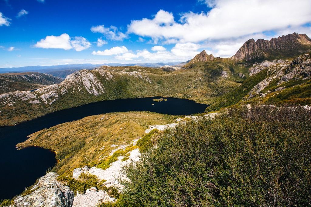 Cradle Mountain on the Overland Track in Tasmania