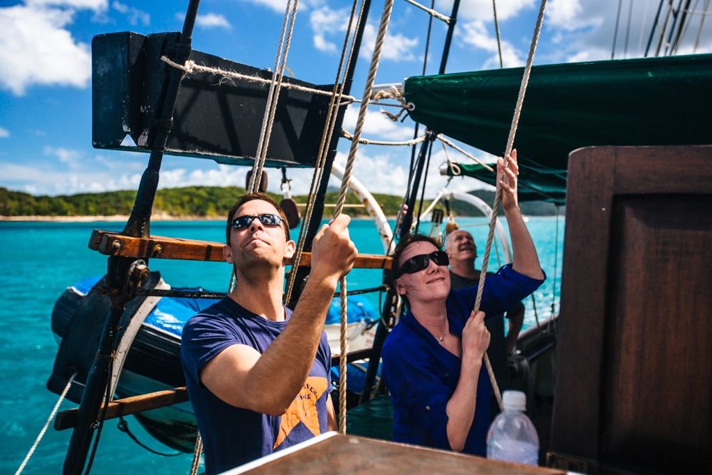 Whitsundays sailing trip on Solway Lass