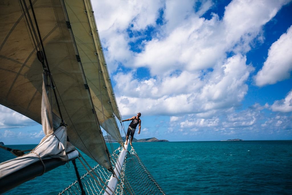 Whitsundays sailing on Solway Lass