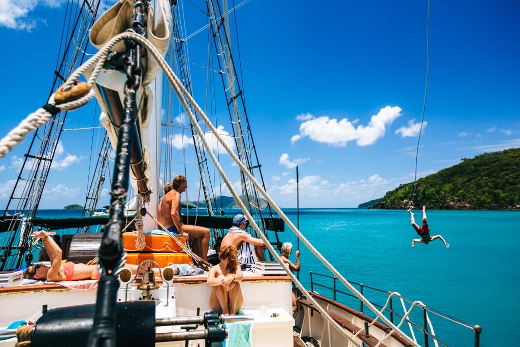 Whitsundays sailing trip on Solway Lass