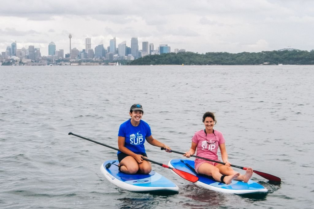 Stand up paddleboarding in Sydney Australia