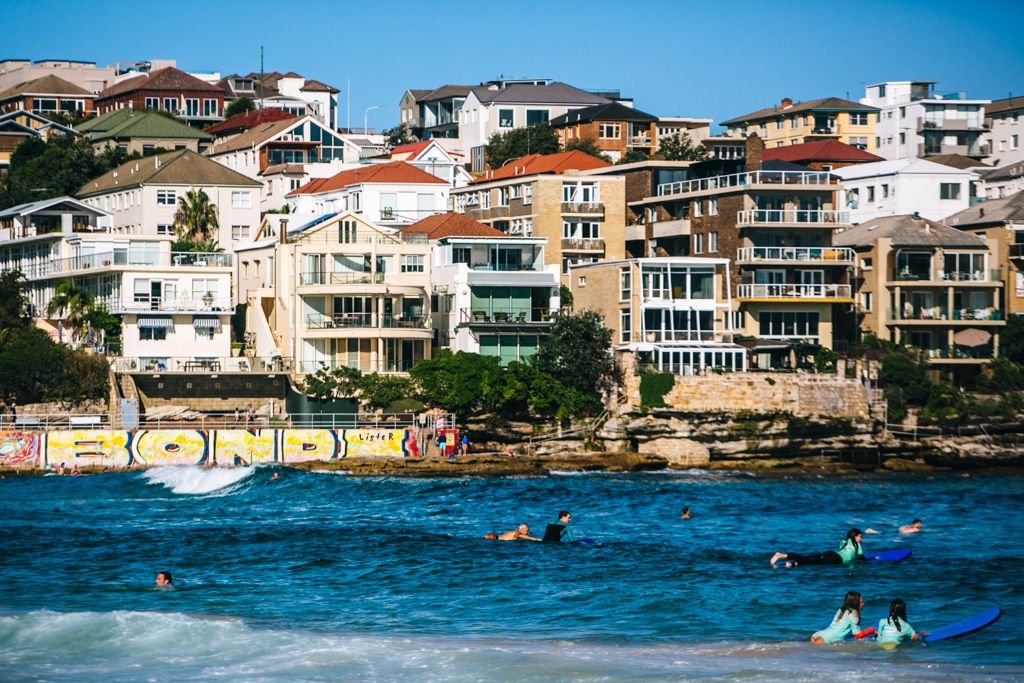 Bondi Beach swimming