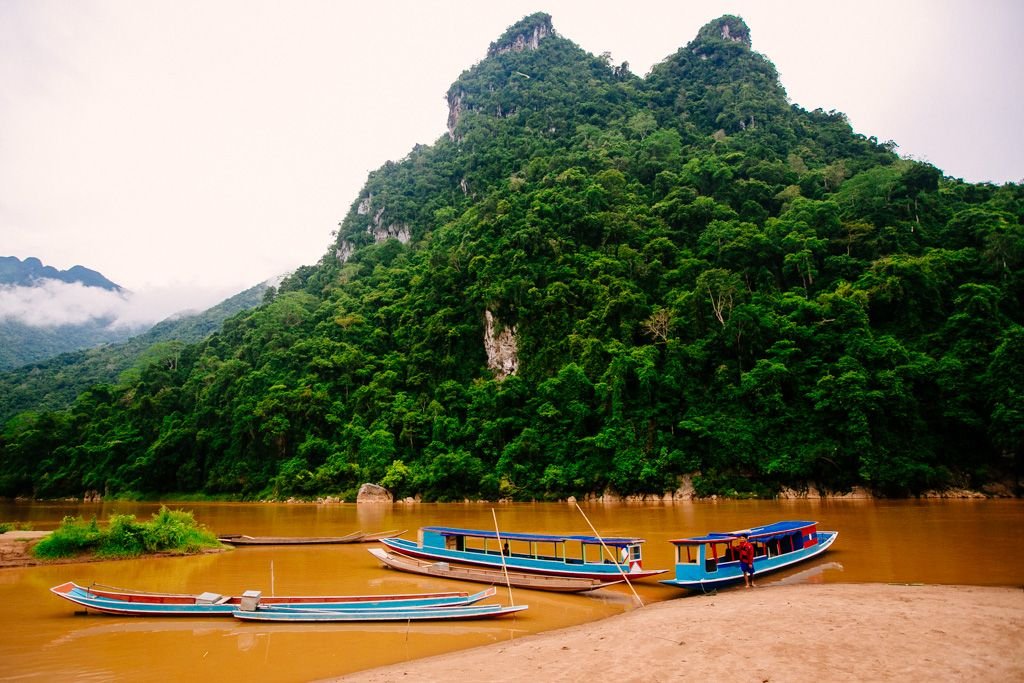 Laos boat