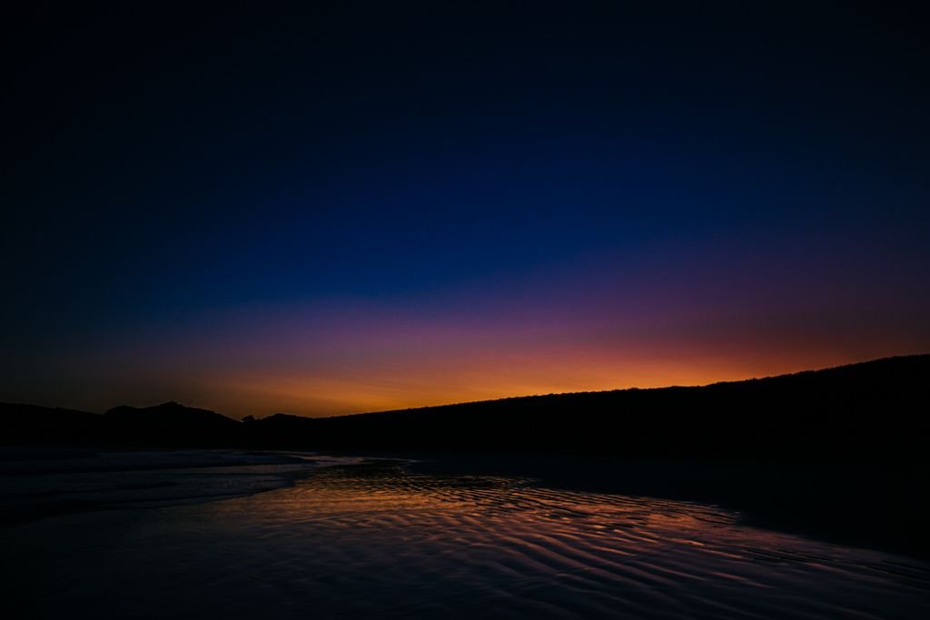 Sunset at Lucky Bay in Cape Le Grand National Park, Western Australia