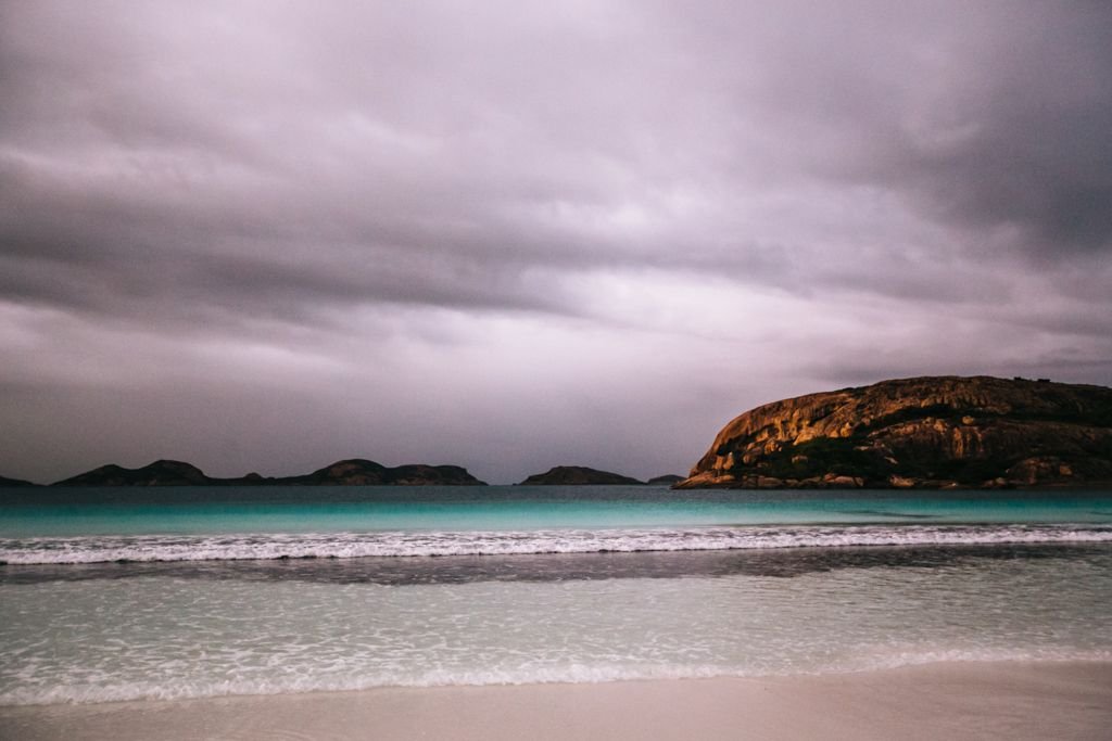 Lucky Bay in Cape Le Grand National Park, Western Australia