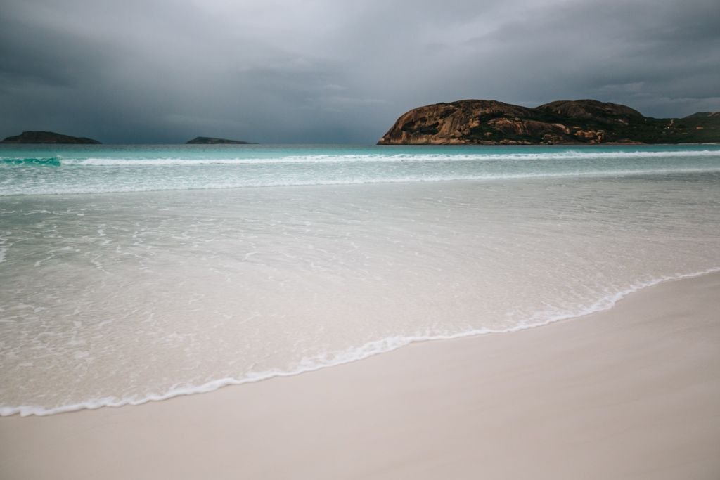Lucky Bay in Cape Le Grand National Park, Western Australia