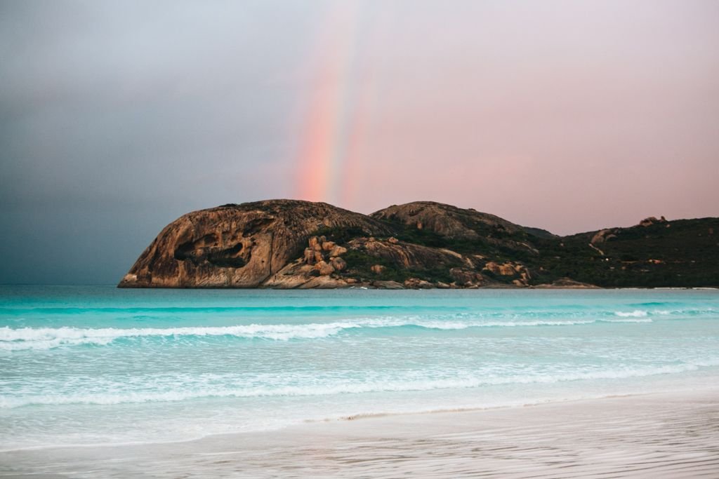 Lucky Bay in Cape Le Grand National Park, Western Australia