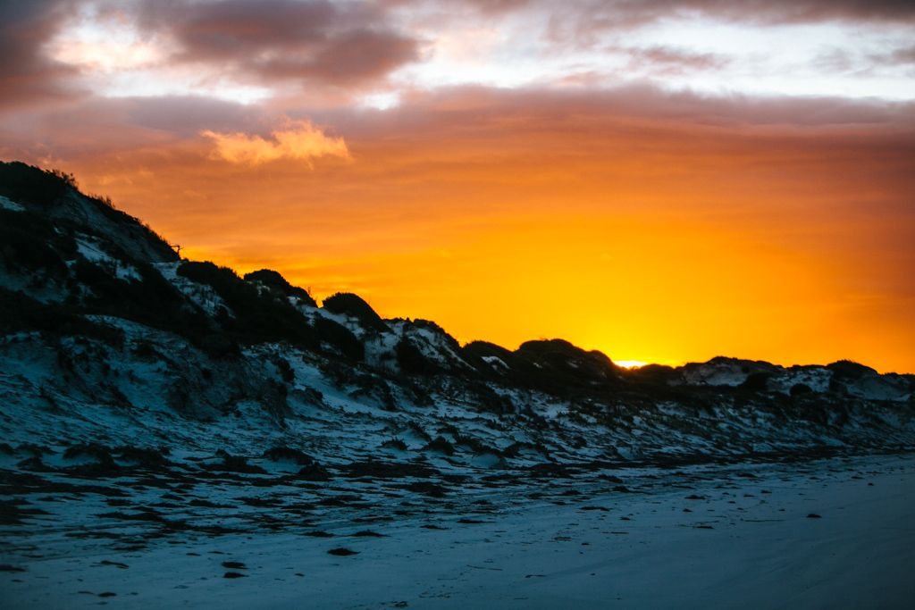 Sunrise at Lucky Bay in Cape Le Grand National Park, Western Australia