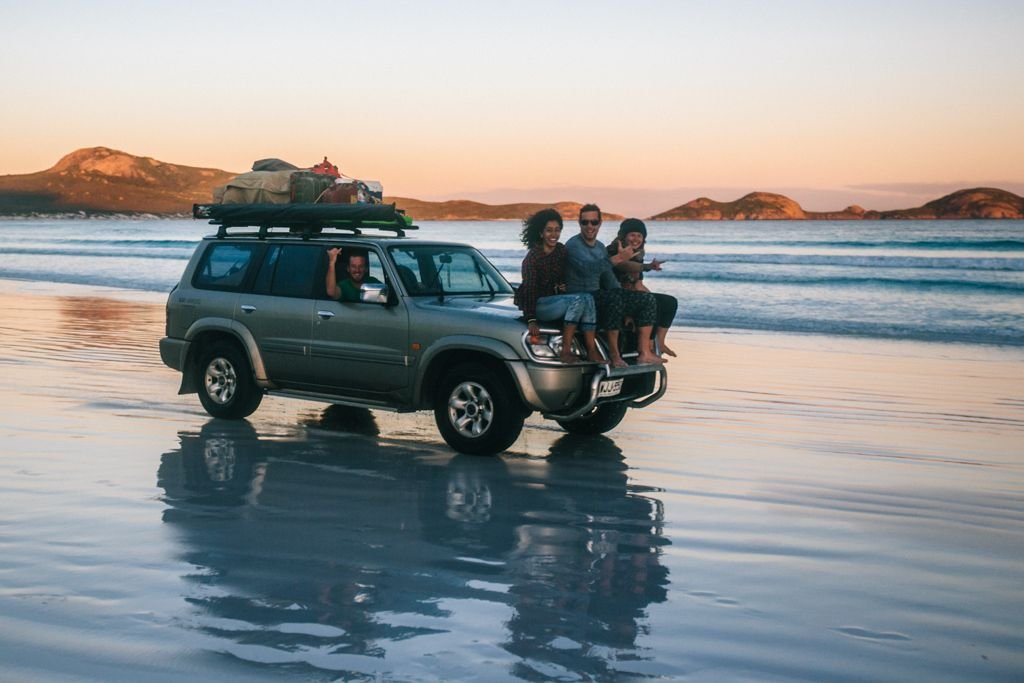 Lucky Bay in Cape Le Grand National Park, Western Australia