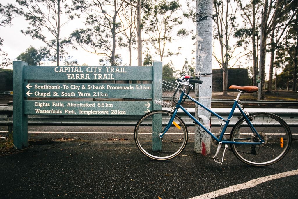 Cycling Melbourne on the Capital City Trail