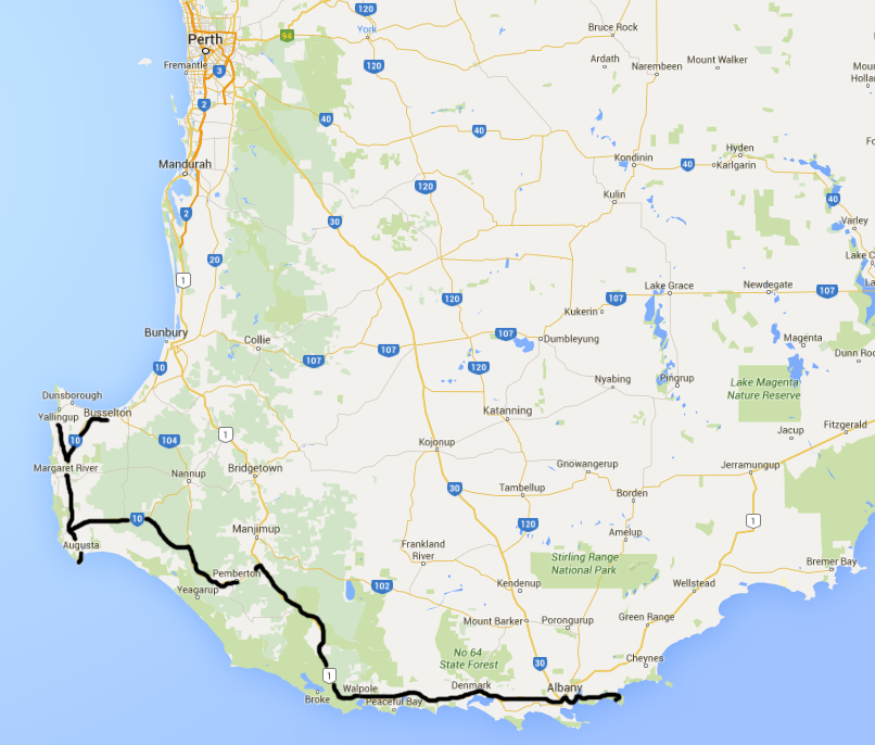 Southwest Australia roadtrip