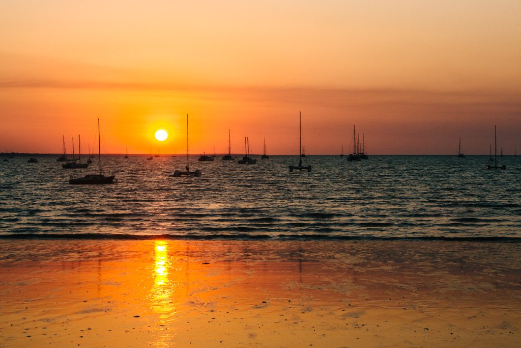 Sunset in Darwin, Australia