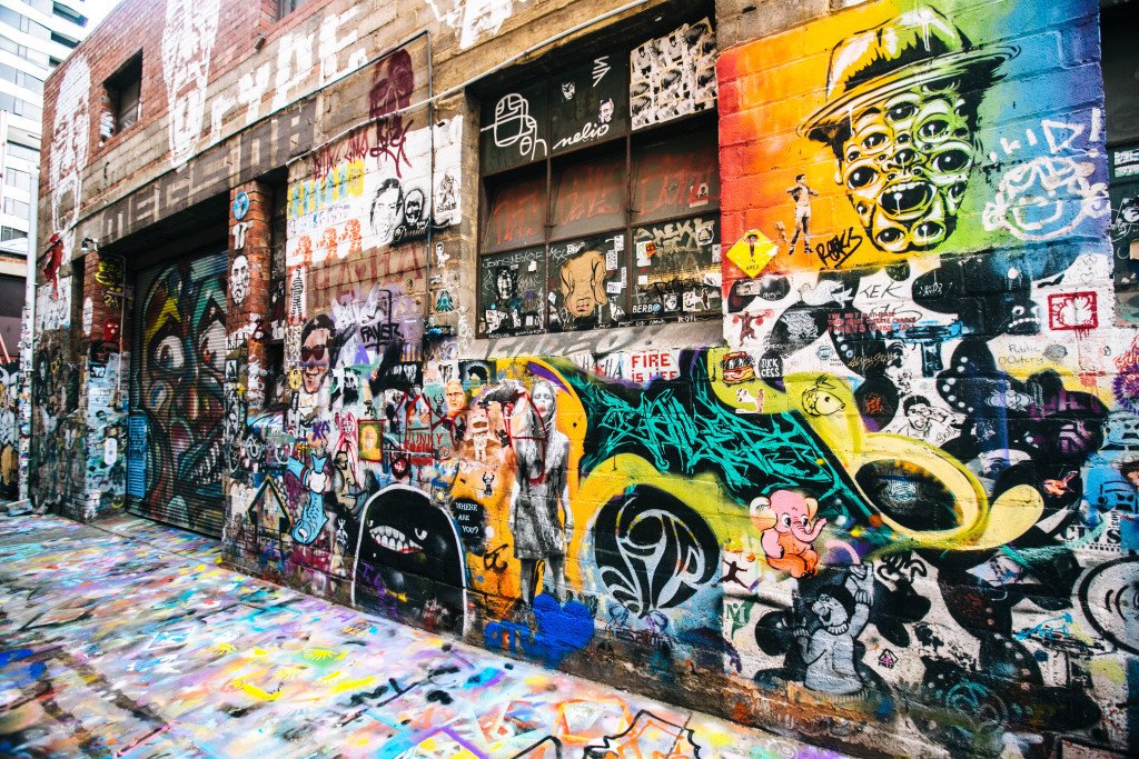 Street art in Melbourne, Australia
