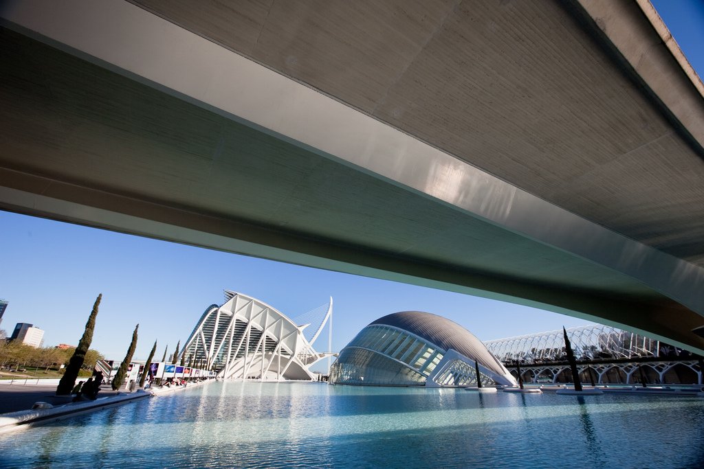 La Ciudad de las Artes y las Ciencias in Valencia, Spain