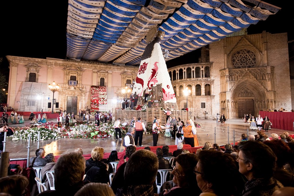 Las Fallas - La Ofrenda flower procession