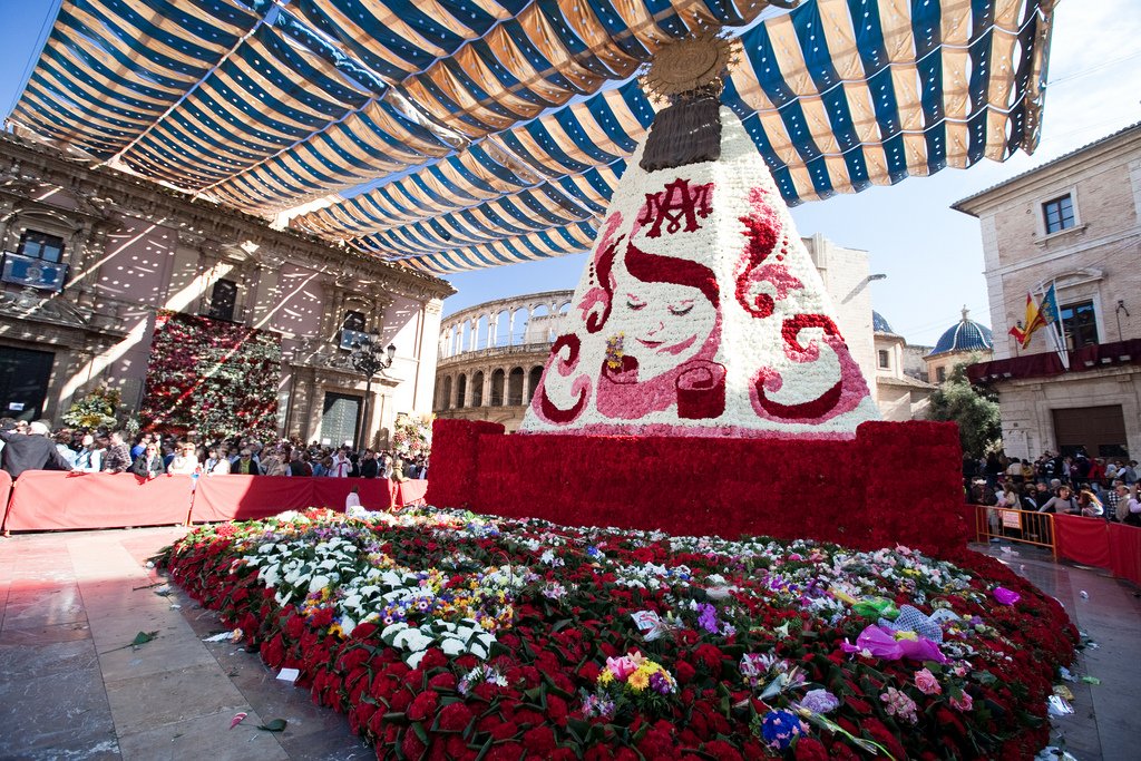 Las Fallas - La Ofrenda flower procession