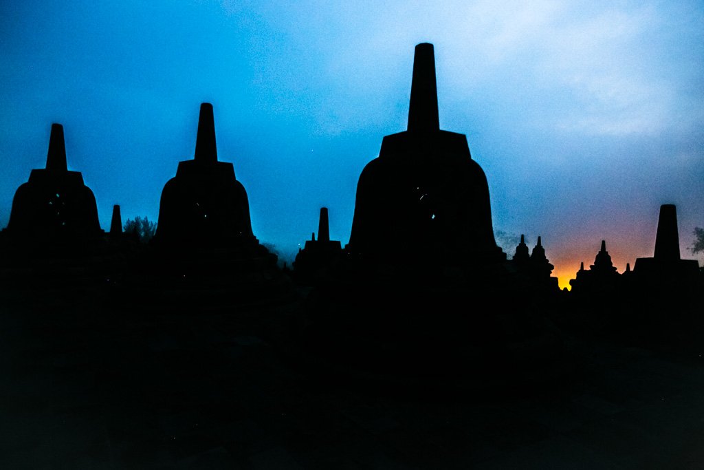 Borobudur at sunrise