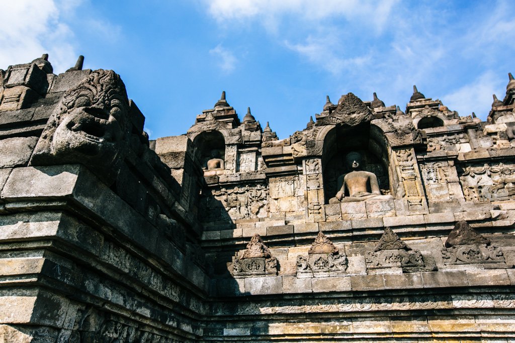 Borobudur temple in Java Indonesia
