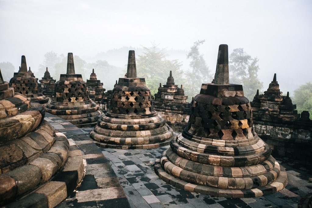 Borobudur at sunrise