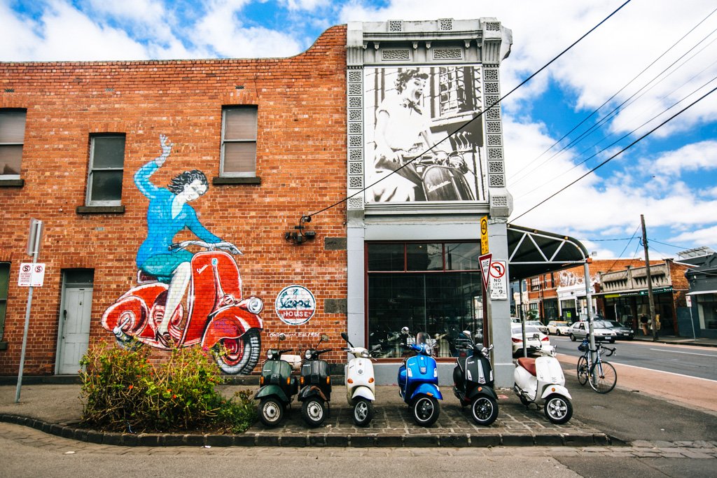 Melbourne street art in Collingwood