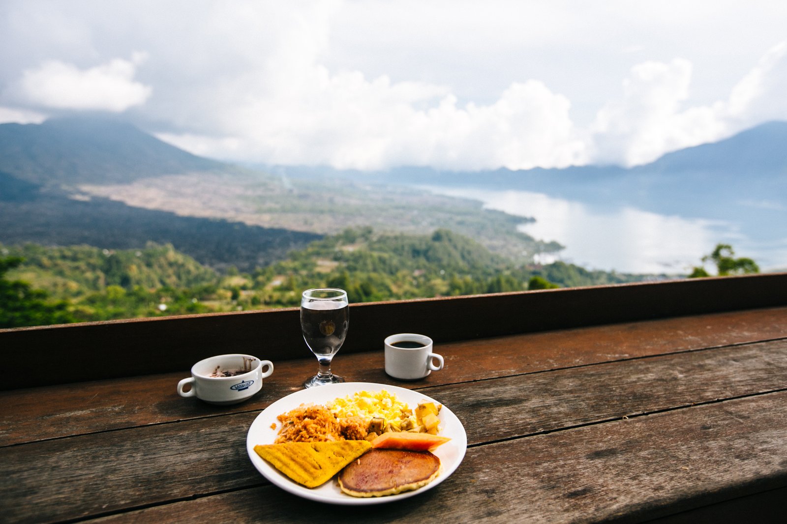 Breakfast at Mt Batur