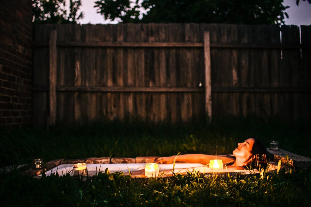 Melbourne outdoor bathtub