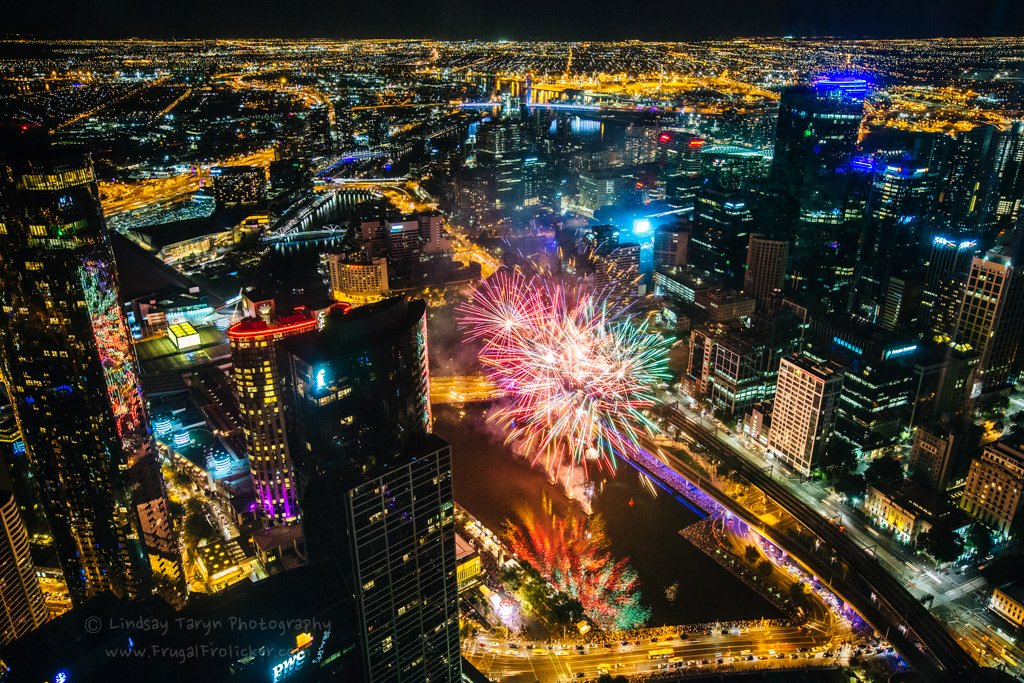 eureka skydeck fireworks melbourne