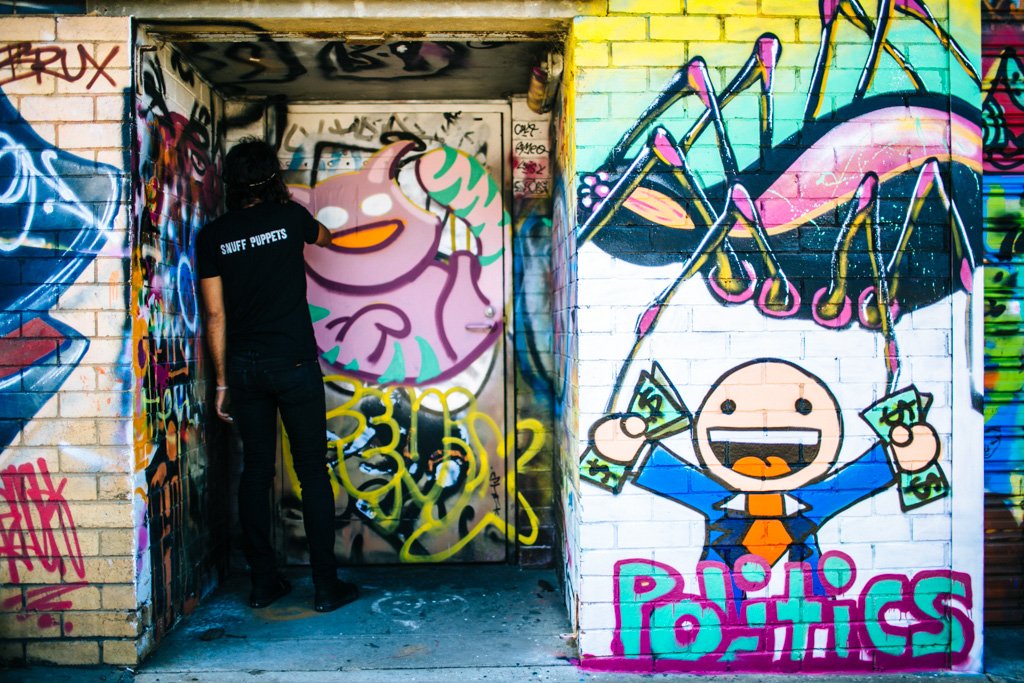 Street art class in Melbourne