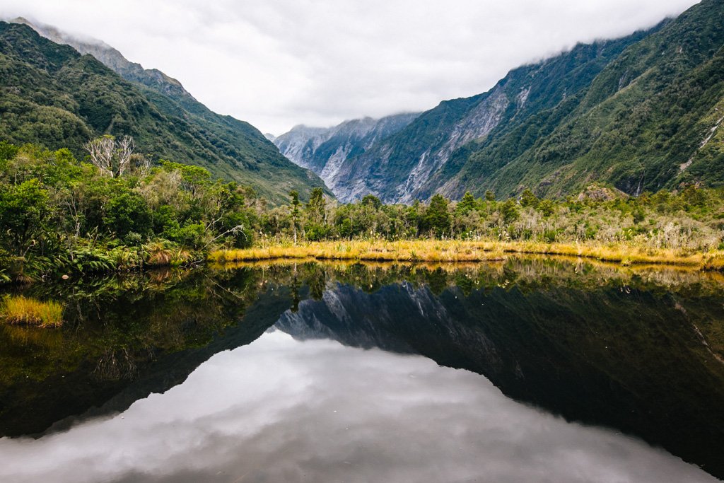 NZ lake reflection