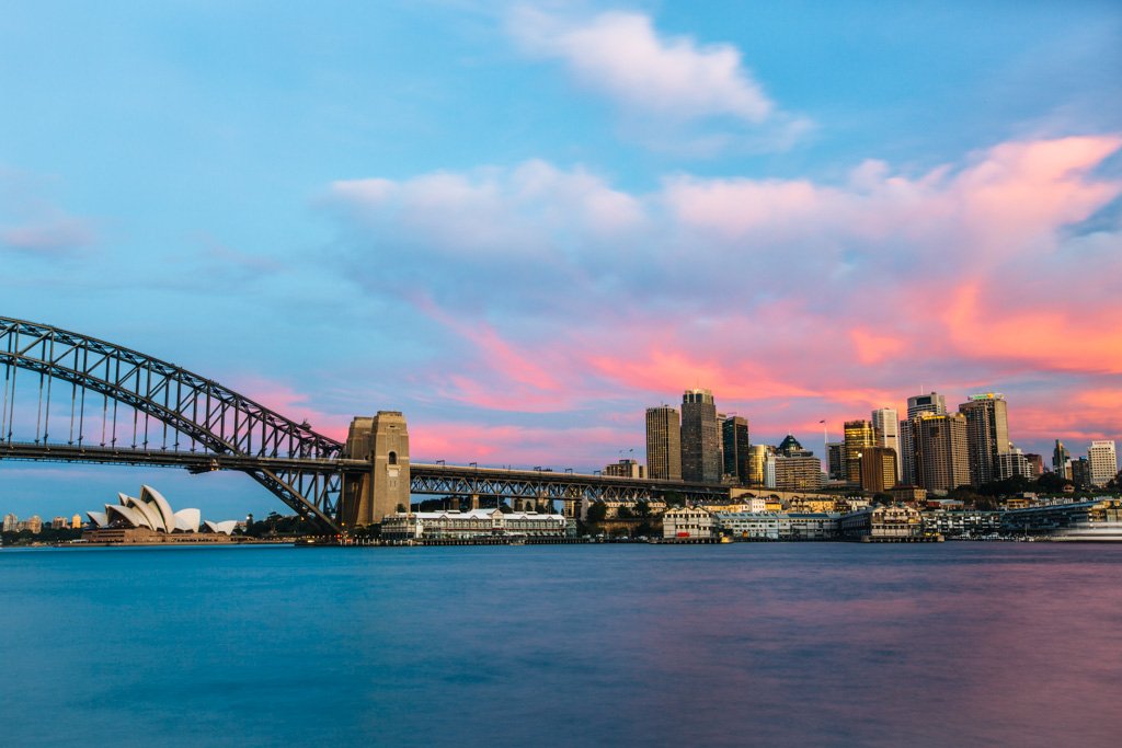Sydney Harbour sunset