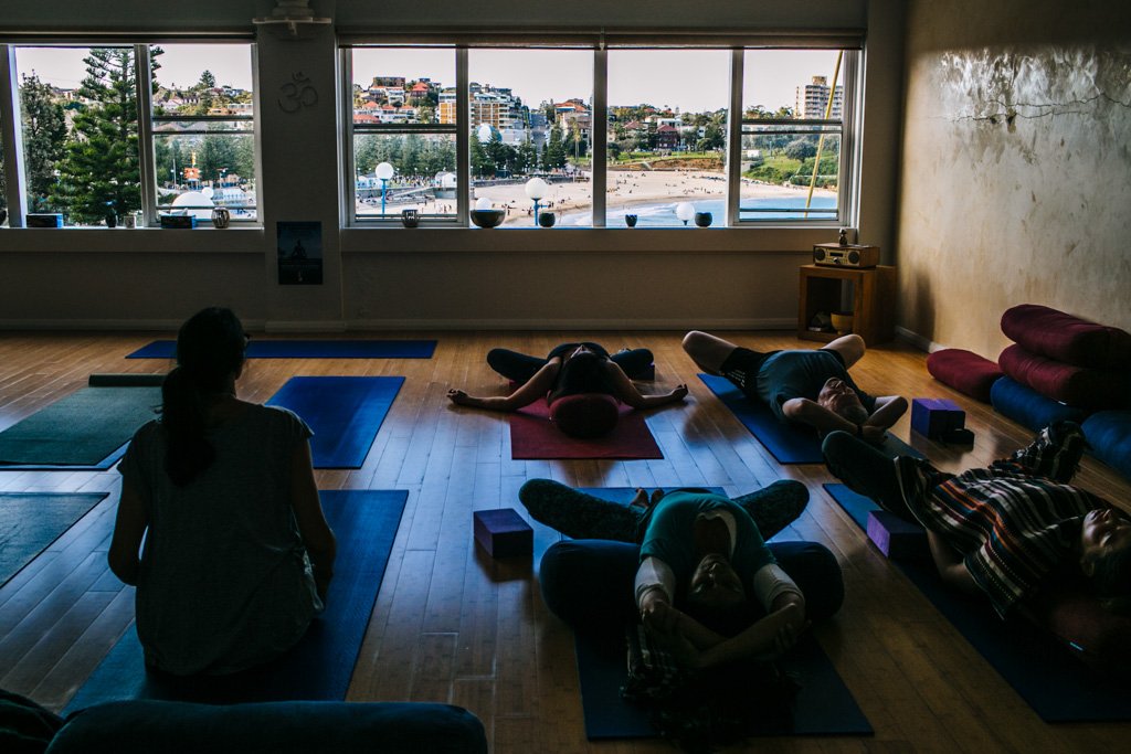 living room yoga coogee