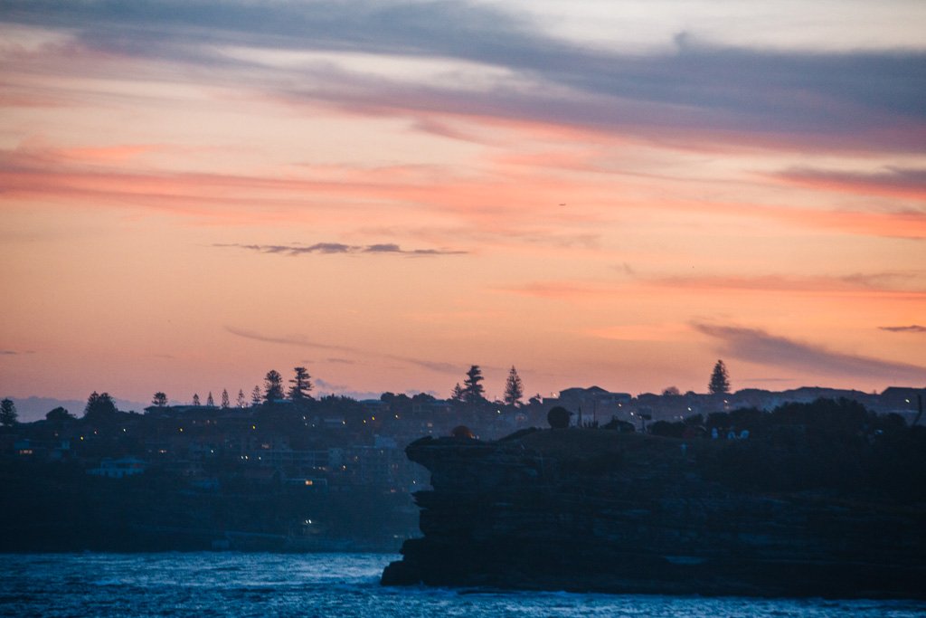 bondi sunset