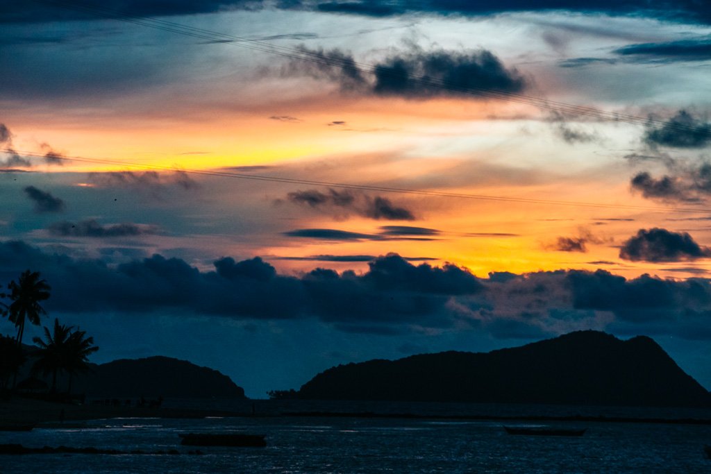 el nido sunset