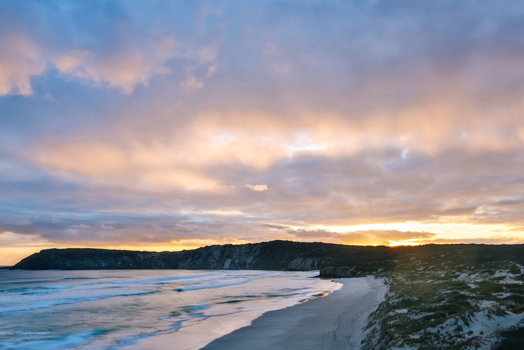 kangaroo island sunset